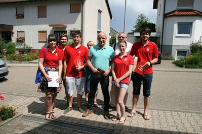 Die SPD Bad Schönborn war am vergangenen Wochenende mit Daniel Born bereits auf Tour.