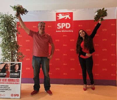 Michael Nowotny und Aisha Fahir