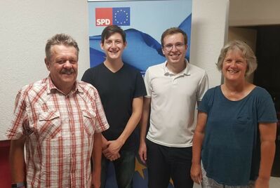 Eberhard Schneider, Nikolas Karanikolas, Christian Holzer und Britta Brandstäter